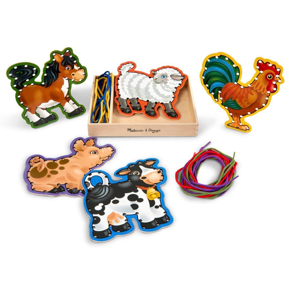 Melissa and doug lace and fashion trace shapes